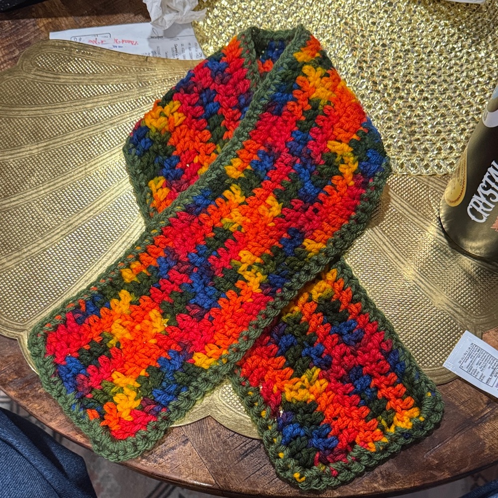 Colorful Crochet Scarf